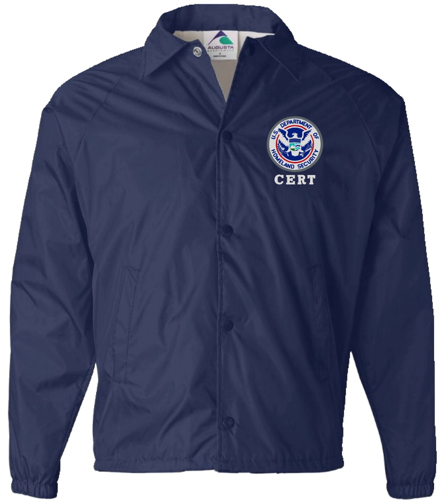 CERT Community Emergency Response Team Embroidered Windbreaker #496-J