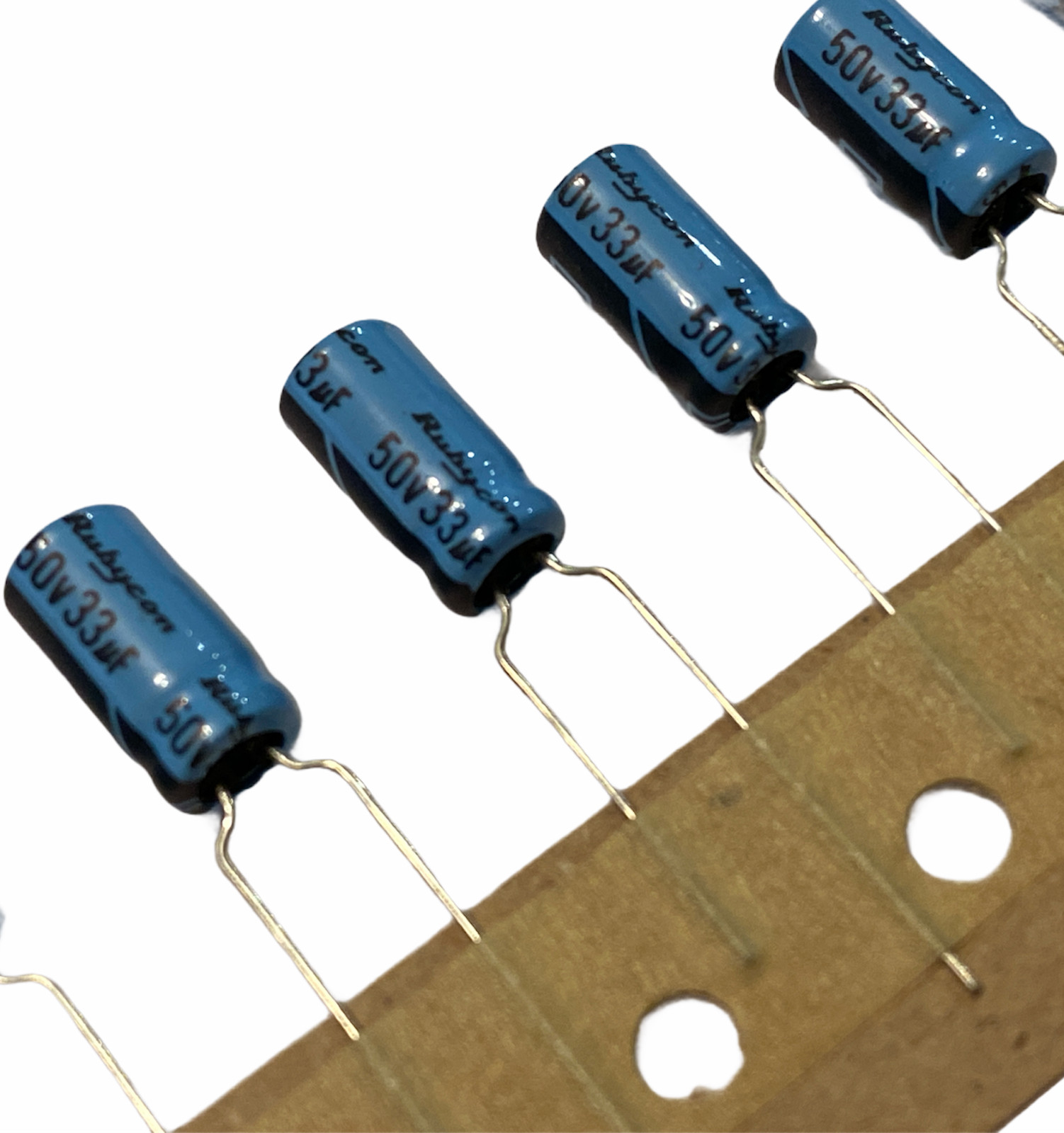 25 PCS Rubycon AL Cap 33uF 33MF 50V CAPACITOR (Replacing of 35V 25V 16V 10V )