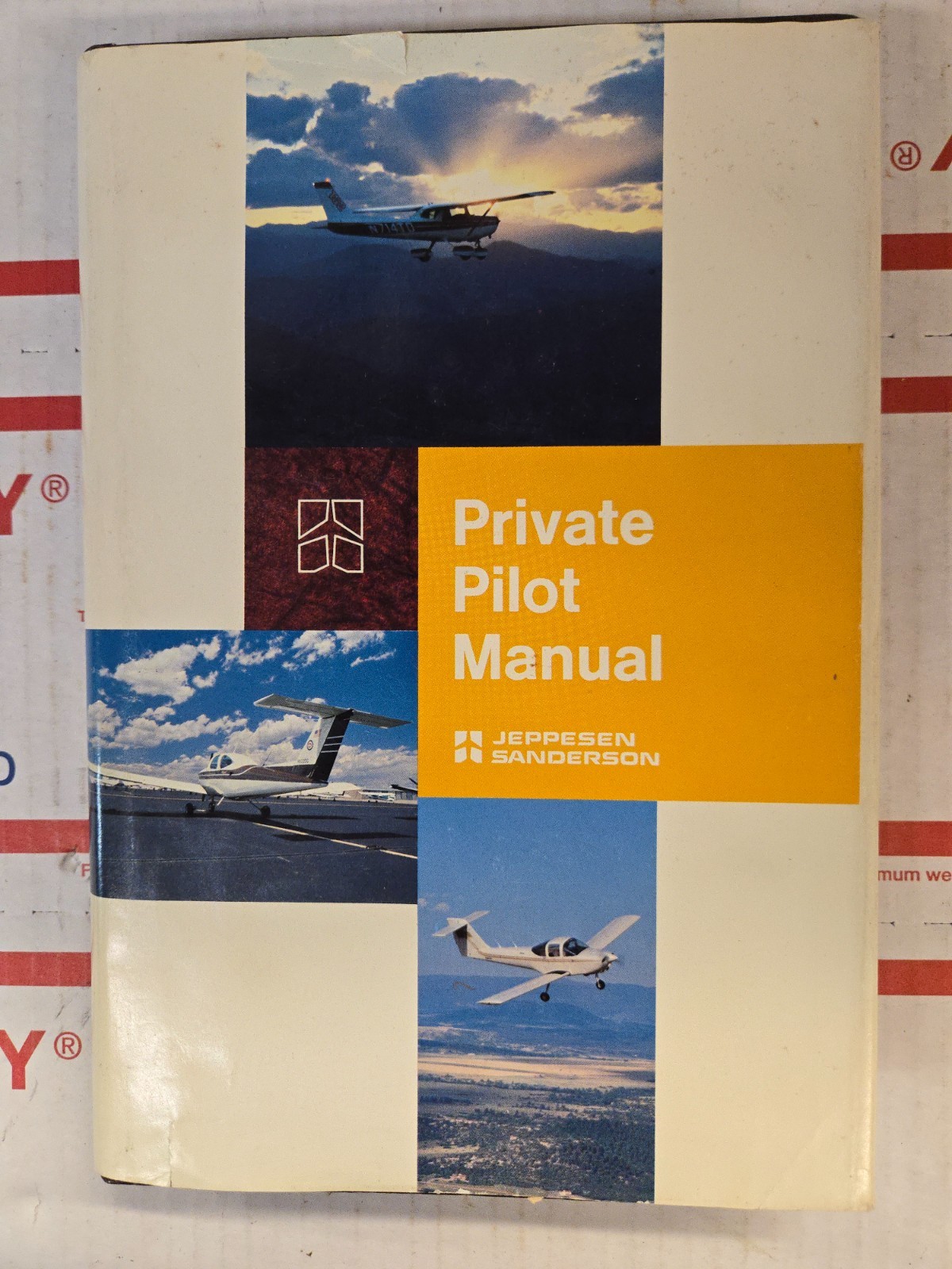 Jeppesen Sanderson Private Pilot Manual 1984 Edition Hardcover Aviation Guide