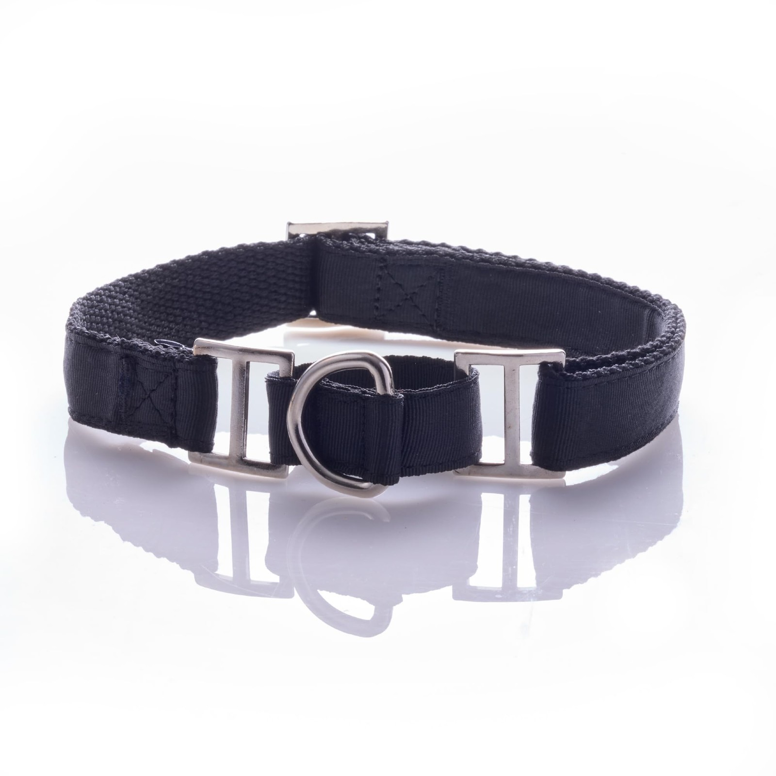 Pet Passion Remy II - The Recycled Ribbon Martingale Adjustable Medium, Black