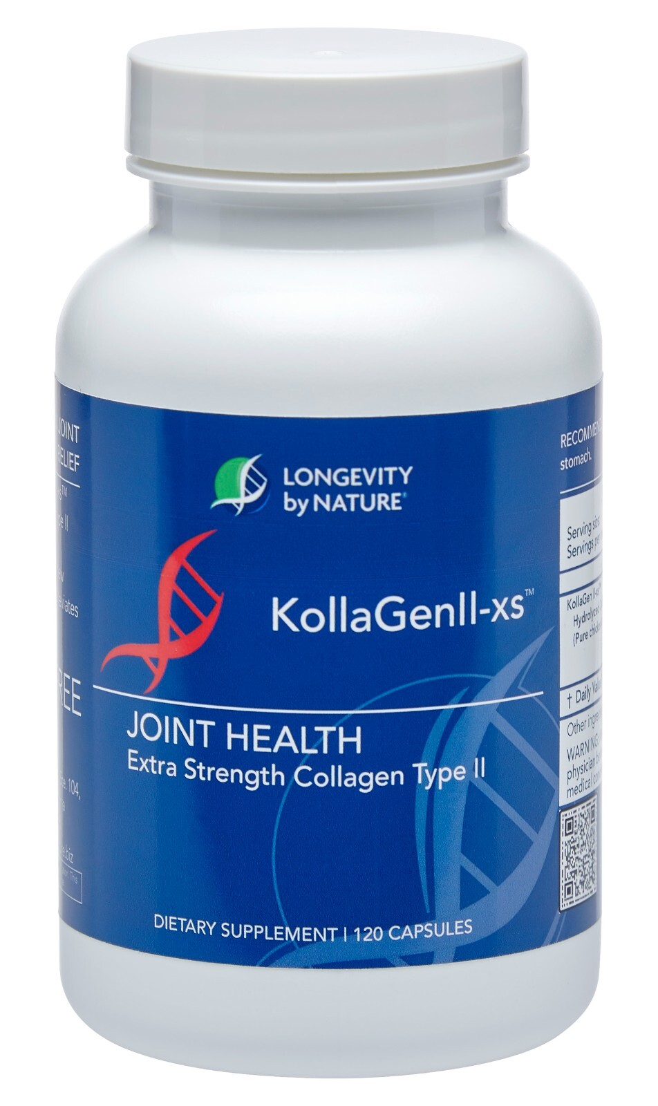 Longevity KollaGen II-xs – Type II Collagen Joint & Inflammation Support