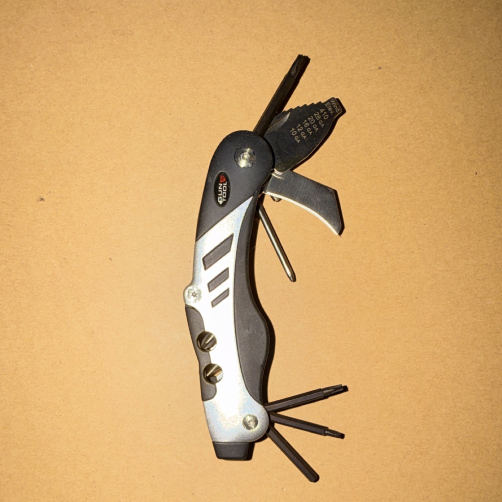 Real Avid Gun Tool Multi-Tool Gun Smithing Tool Kit Black Silver Metal Plastic