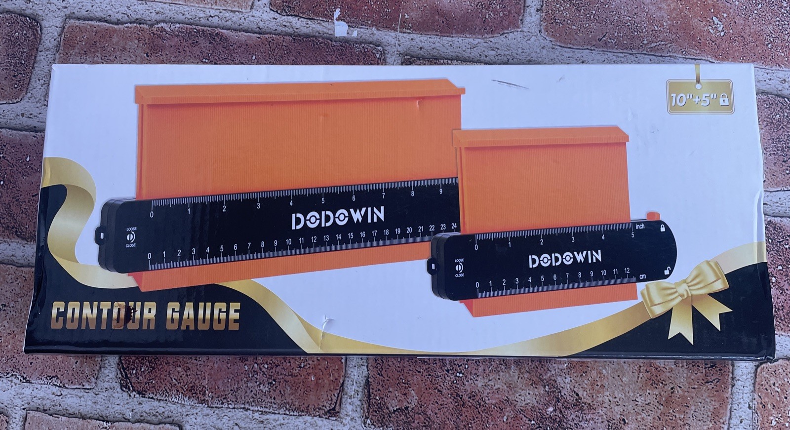 DODOWIN Connectable Contour Gauge, lockable two sizes, 10 “ & 5” contour gauge