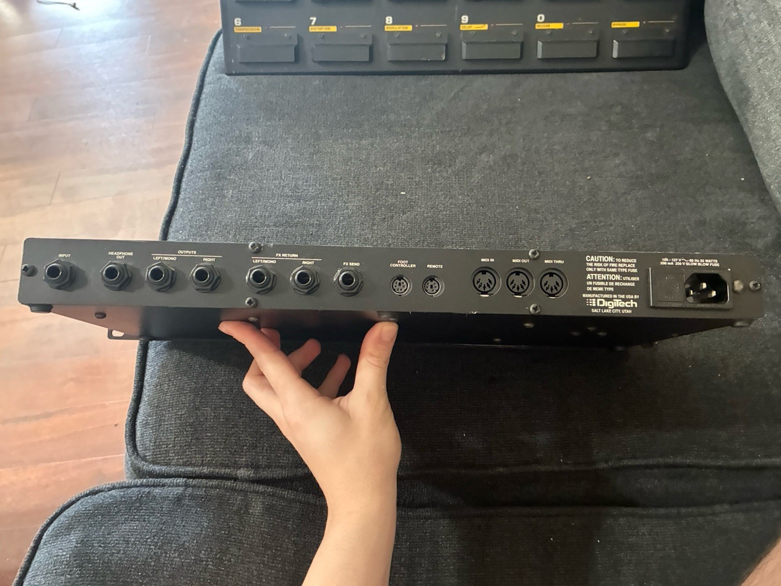 Vintage Digitech GSP21 PRO With Original Pedalboard (no cables included) READ