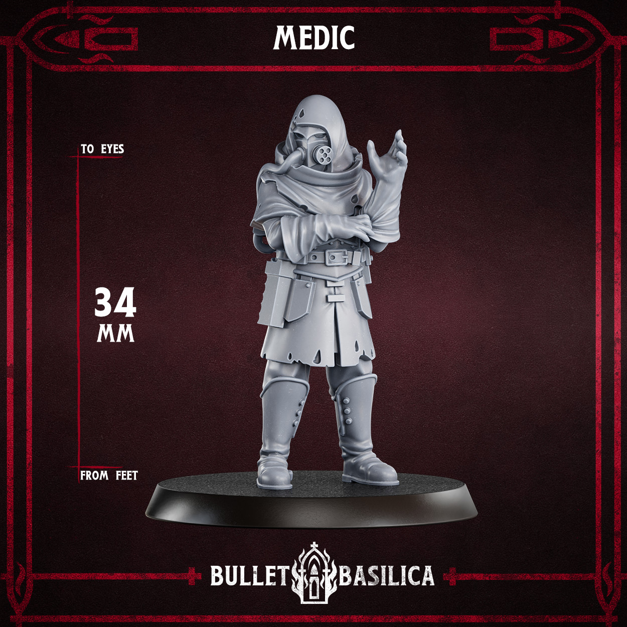 Crimson Hussars Medic Grimdark Trenchwar Proxy