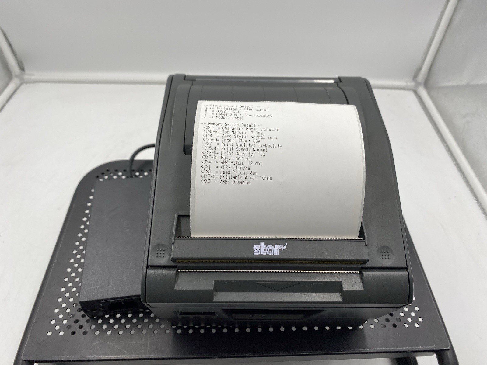 Star Micronics TSP800L Thermal Receipt/Label Printer w/ AC Adapter