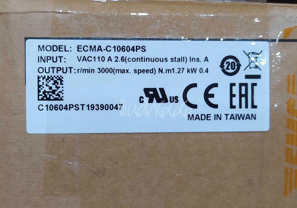 1PCS Delta Servo Motor ECMA-C10604PS New Fast shipping