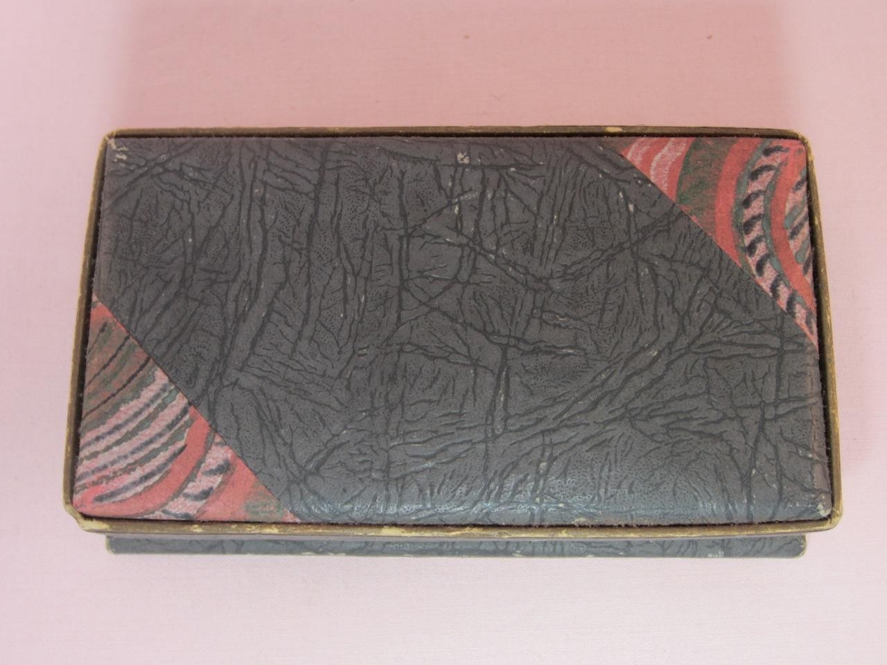 *Vintage Art Deco Presentation Case / Box  Best Watch Co. Faux Alligator, Insert