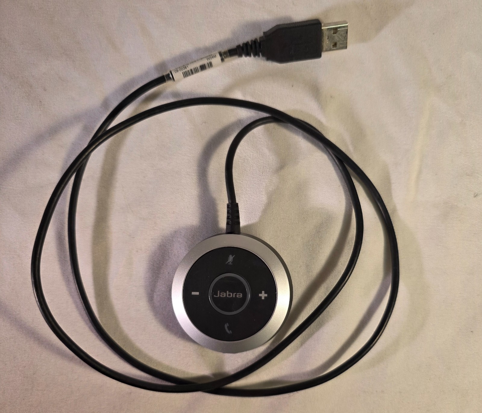 Jabra ENC010 Connector AUX to USB Adapter Volume Buttons Control