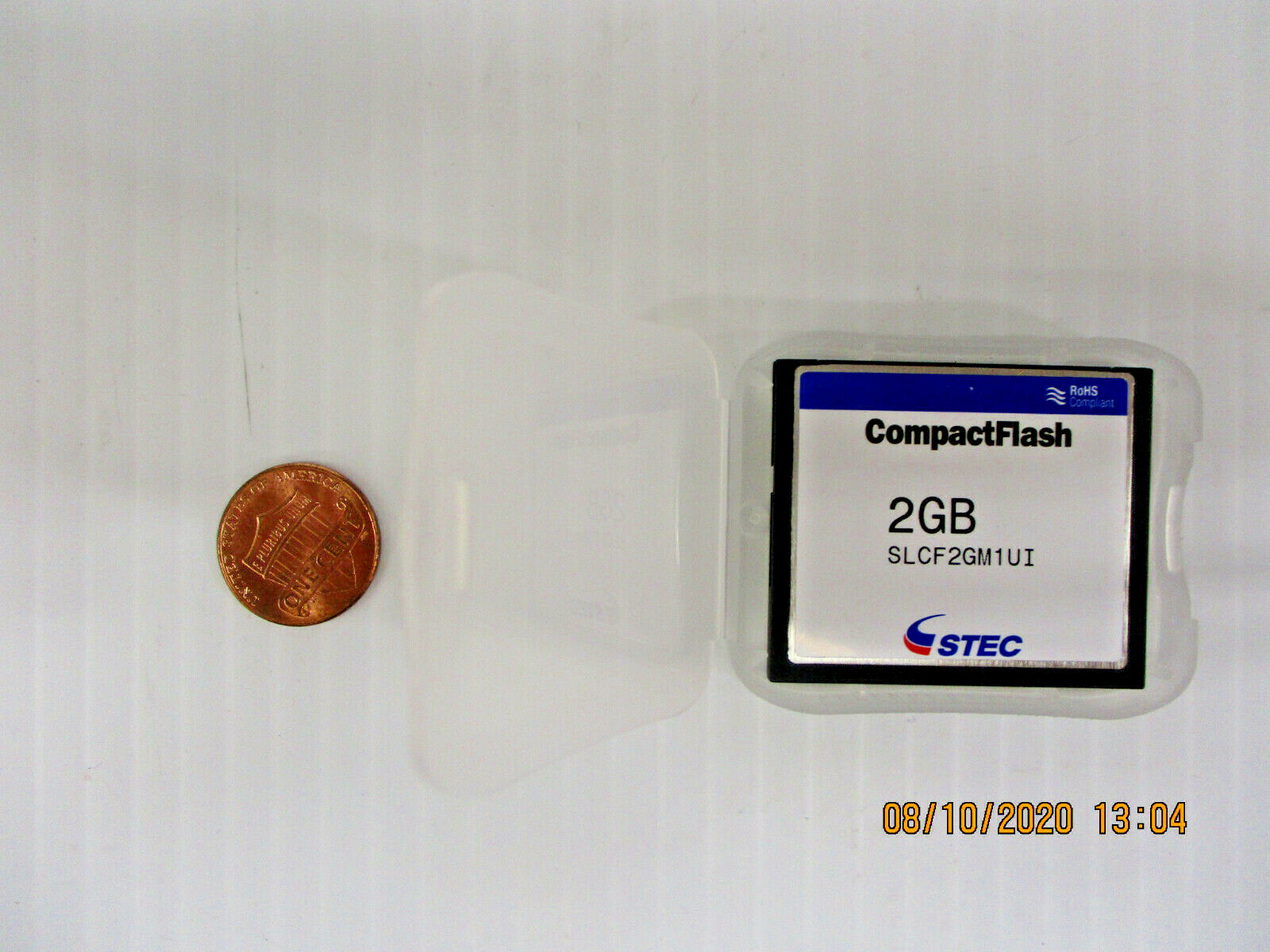 New, Silicon System SLCF2GM1UI STEC 2GP Compact flash, Temperature Grade