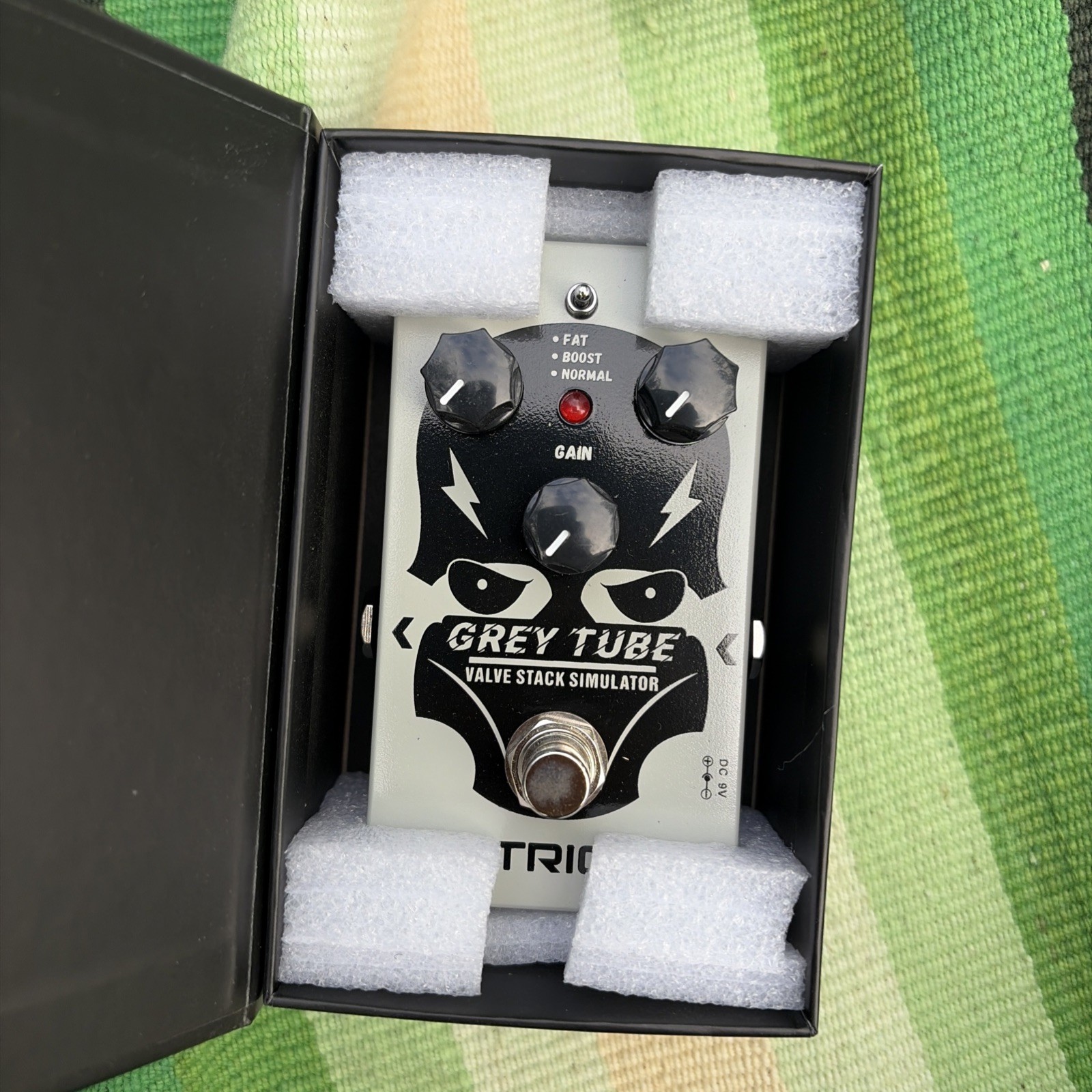Strich Grey Tube Distortion Pedal Brand New