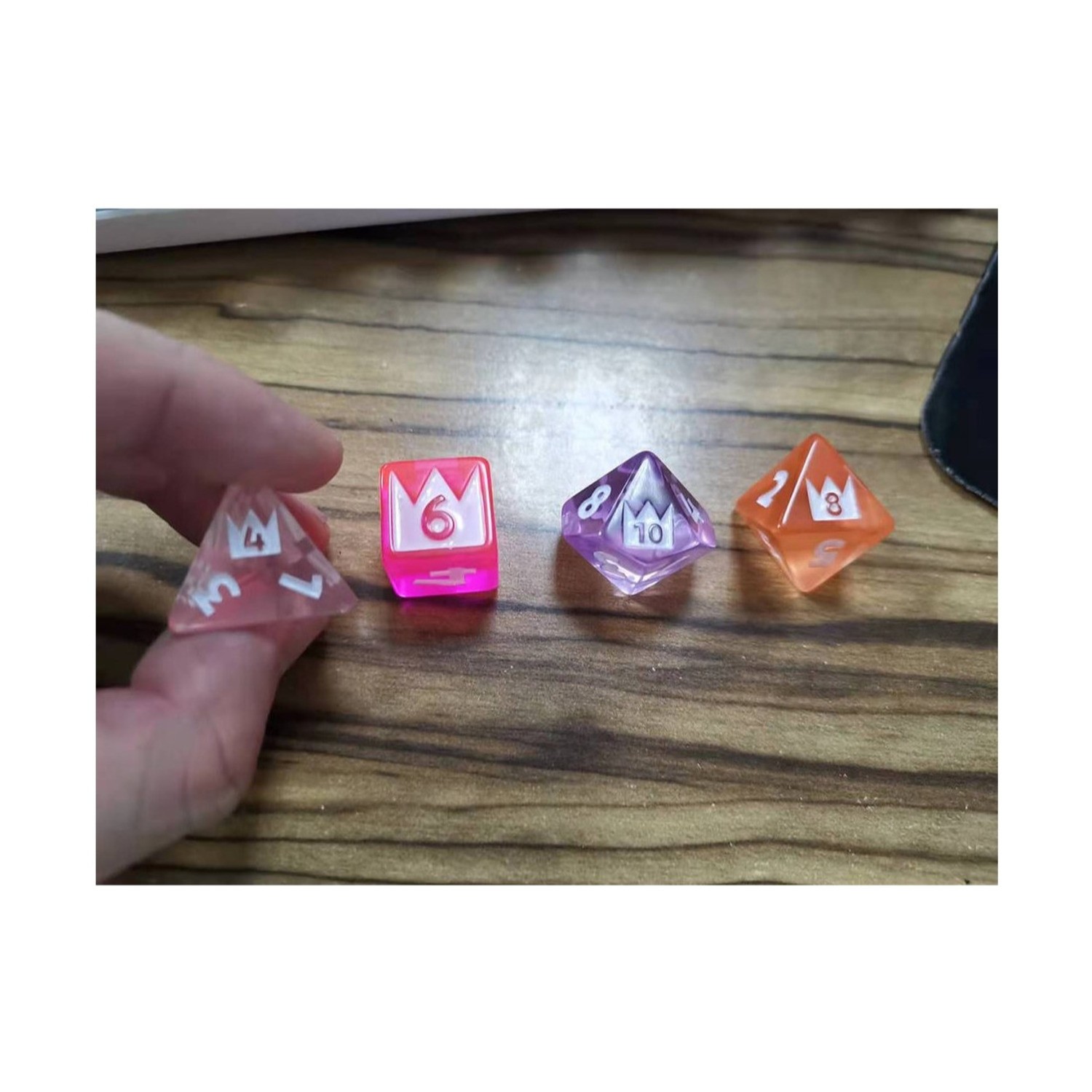 9th Level Fantasy RPG Excellents Polymorph Oversized Dice Set (4) New