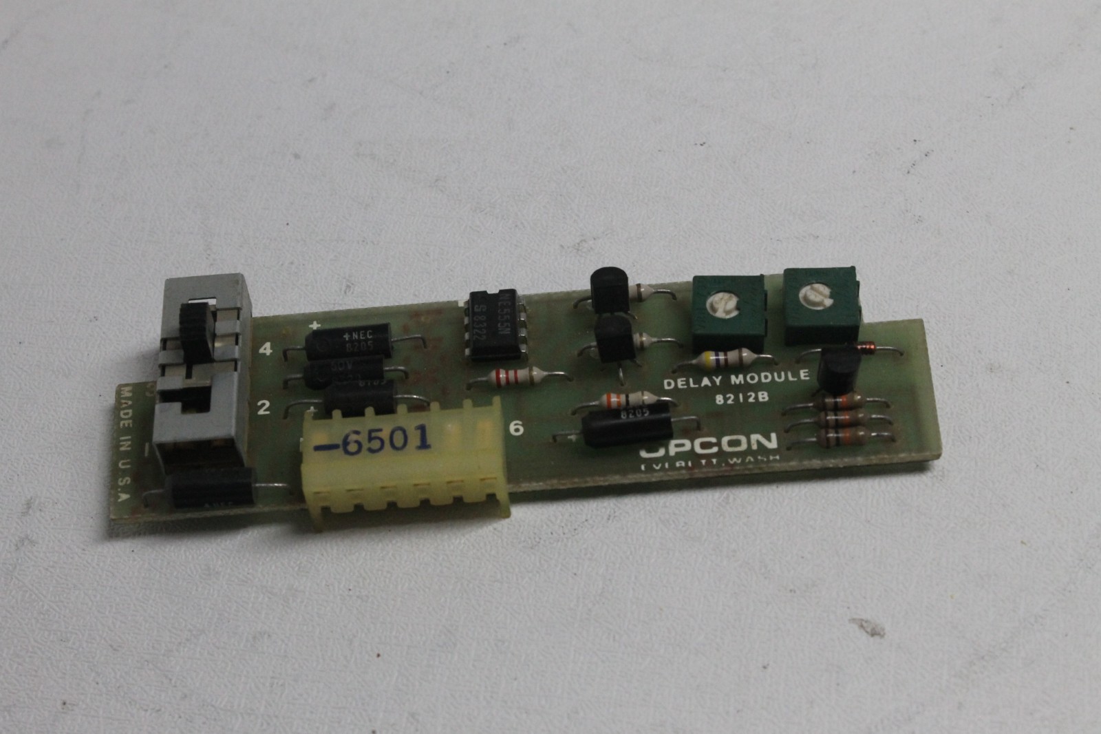 Opcon 8212B-6501 Logic Delay Module New