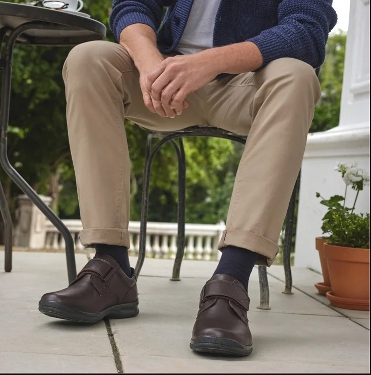 Hotter Sedgwick II Shoes -smart casual men’s shoe.with breathable textile lining