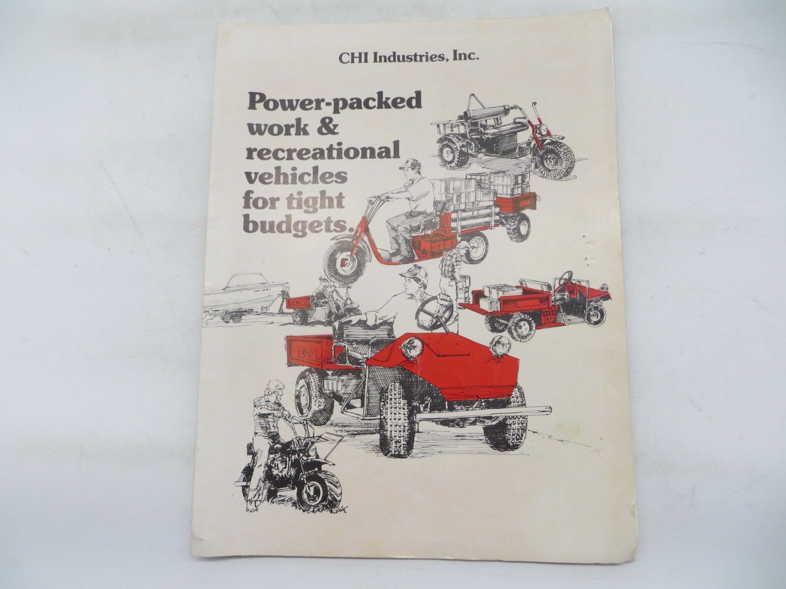 CHI Industries Catalog 1987 Work & Recreational Vehicles tryke haul-master