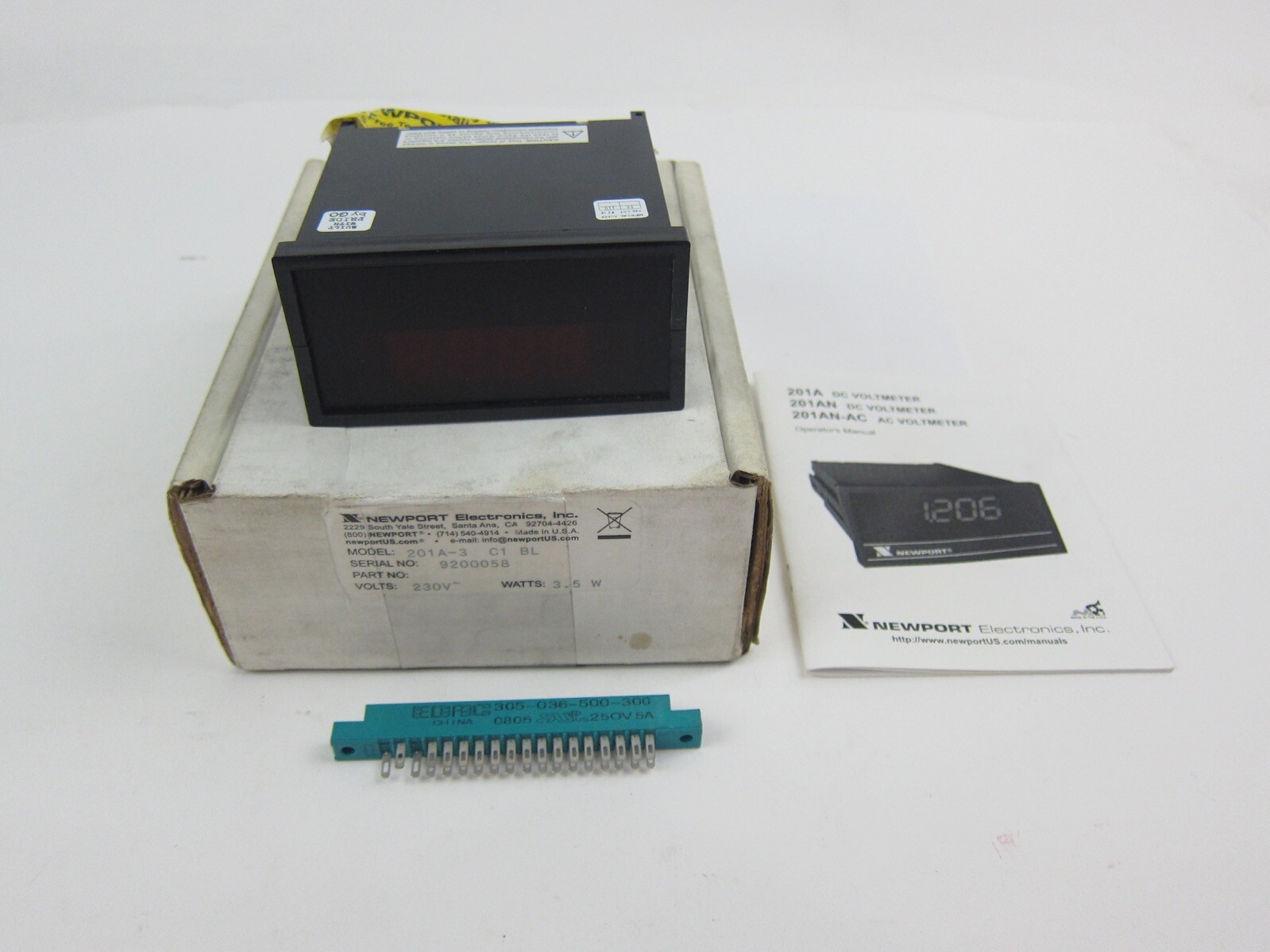 NEW Newport Electronics 201A-3 Panel Meter