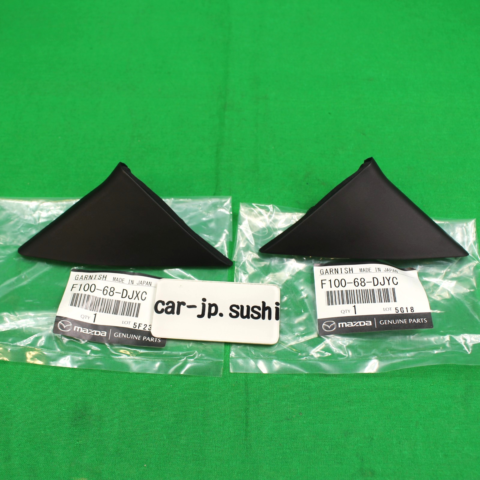 MAZDA Genuine 93-95 RX-7 FD3S Inner Door Corner Garnish Trim Cover L&R SET Panel