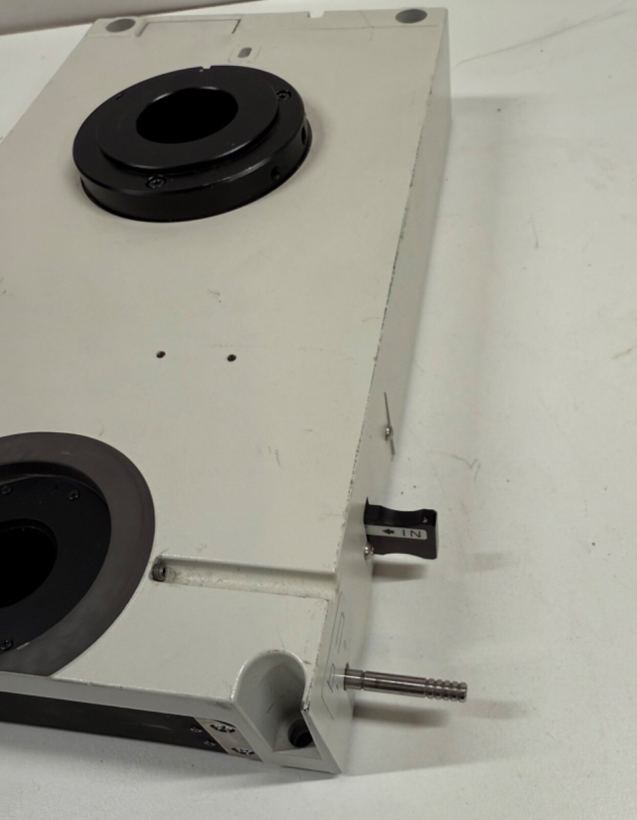 Nikon Microscope Eclipse E800 Beam Splitter Module Analyzer FM Cube