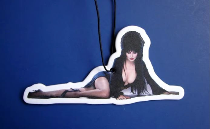 Elvira Mistress Of The Dark 4" wide Car Air Freshener 2- Sided SEXY HALLOWEEN