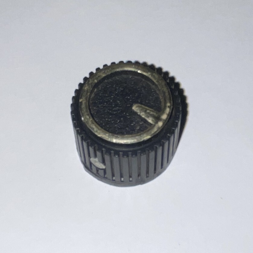 Knob, 1" diameter, 0.25" shaft, set screws