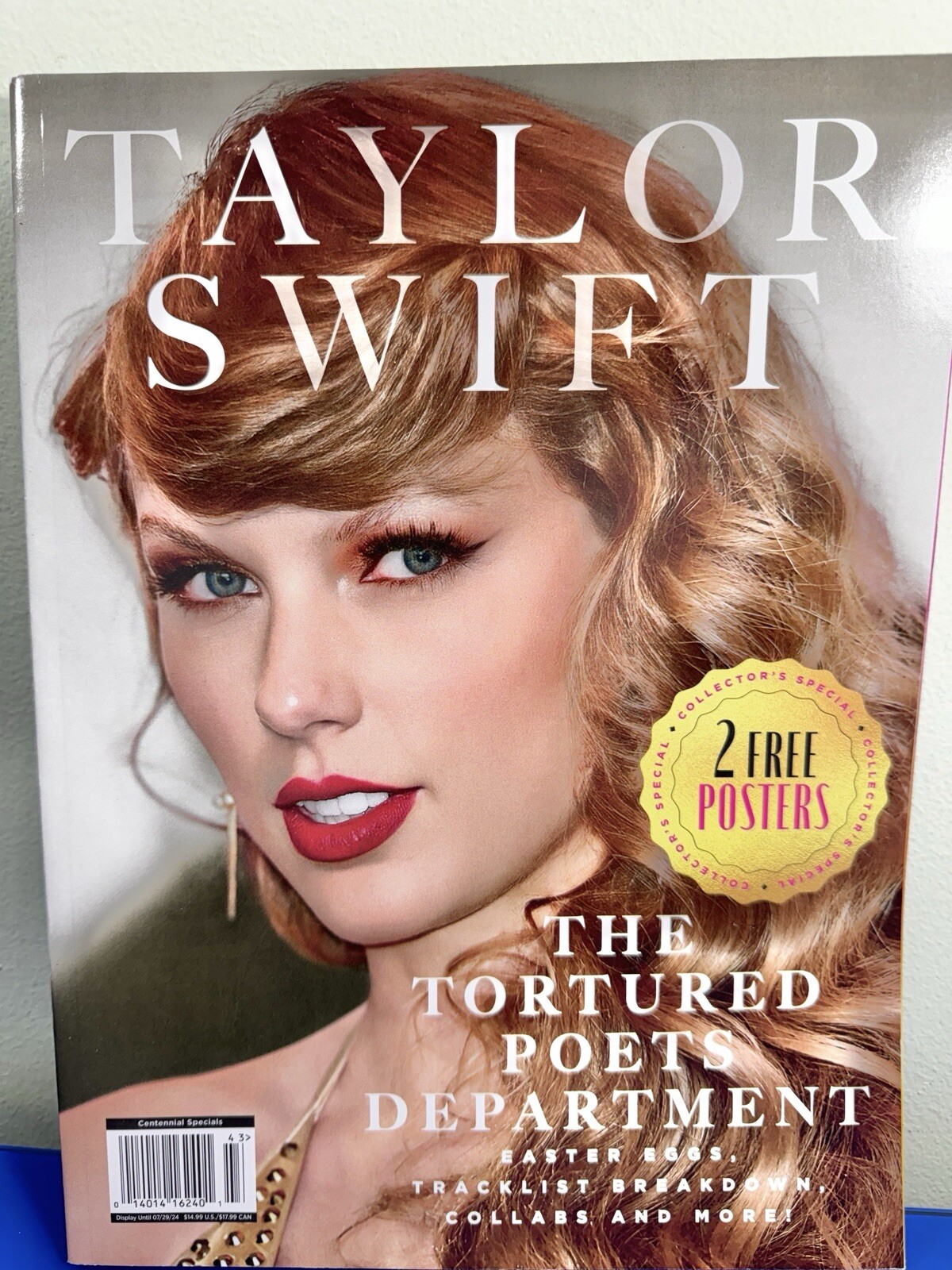 TAYLOR SWIFT THE TORTURED POETS DEPARTMENT  centennial guitar Life Time 2024