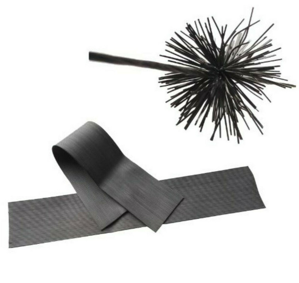12 BLACK WHISKER LEG RUBBER Bow String Silencers Pack BLACK Archery USA SHIP