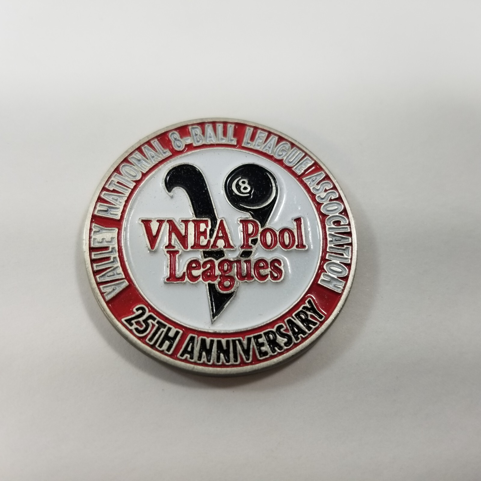 VNEA 8 Ball Valley Pool League 25th Anniversary 1980-2005 Riviera Las Vegas Coin