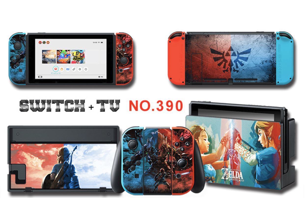 Vinyl Decal Skin Sticker Protector for Nintendo Switch The Legend of Zelda #390