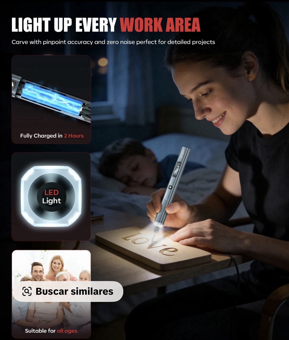 Cordless Rechargeable Engraving Pen