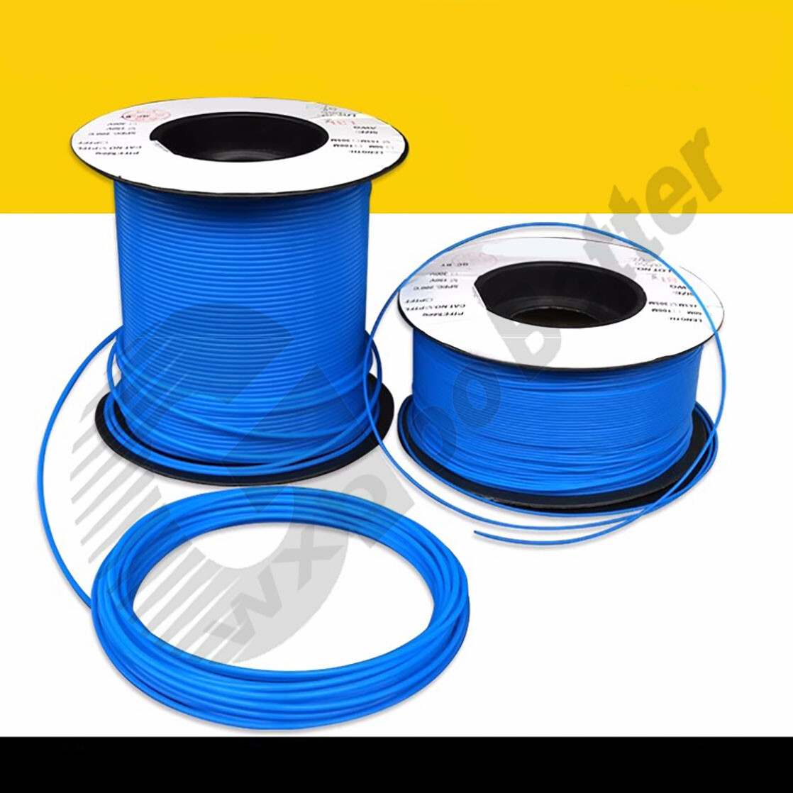 PTFE Tube ID=Φ0.3mm~Φ3.38mm Blue PTFE Bowden Tubing Capillaries 3D Printer Kit