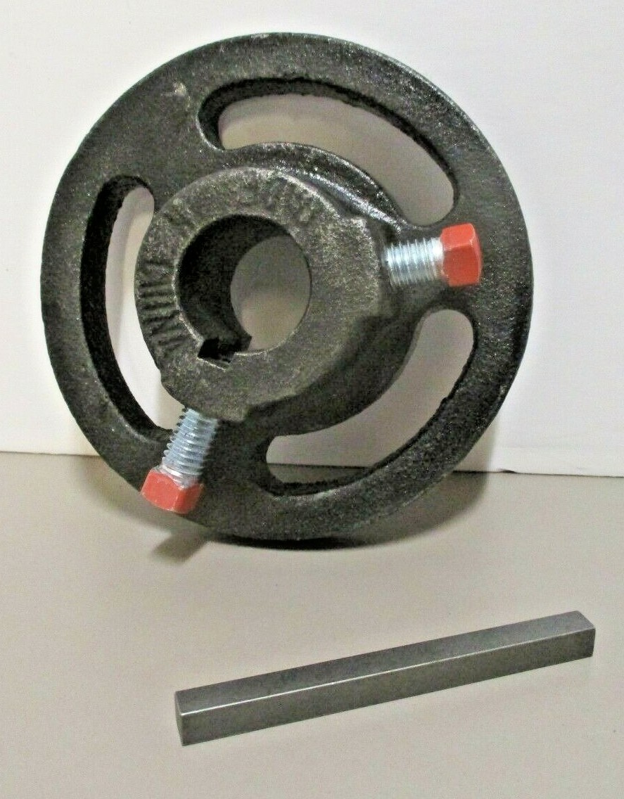 Overhead Door  4-7/16" OD  Cast Hub  1" ID  1/4" Key  Commercial Sectional Steel