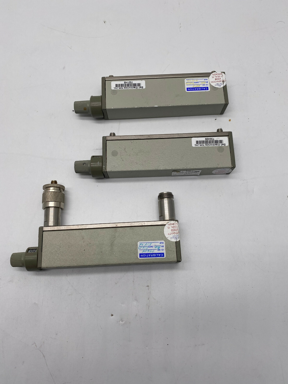 HP 8496A & (2) 8494A RF Step Attenuator