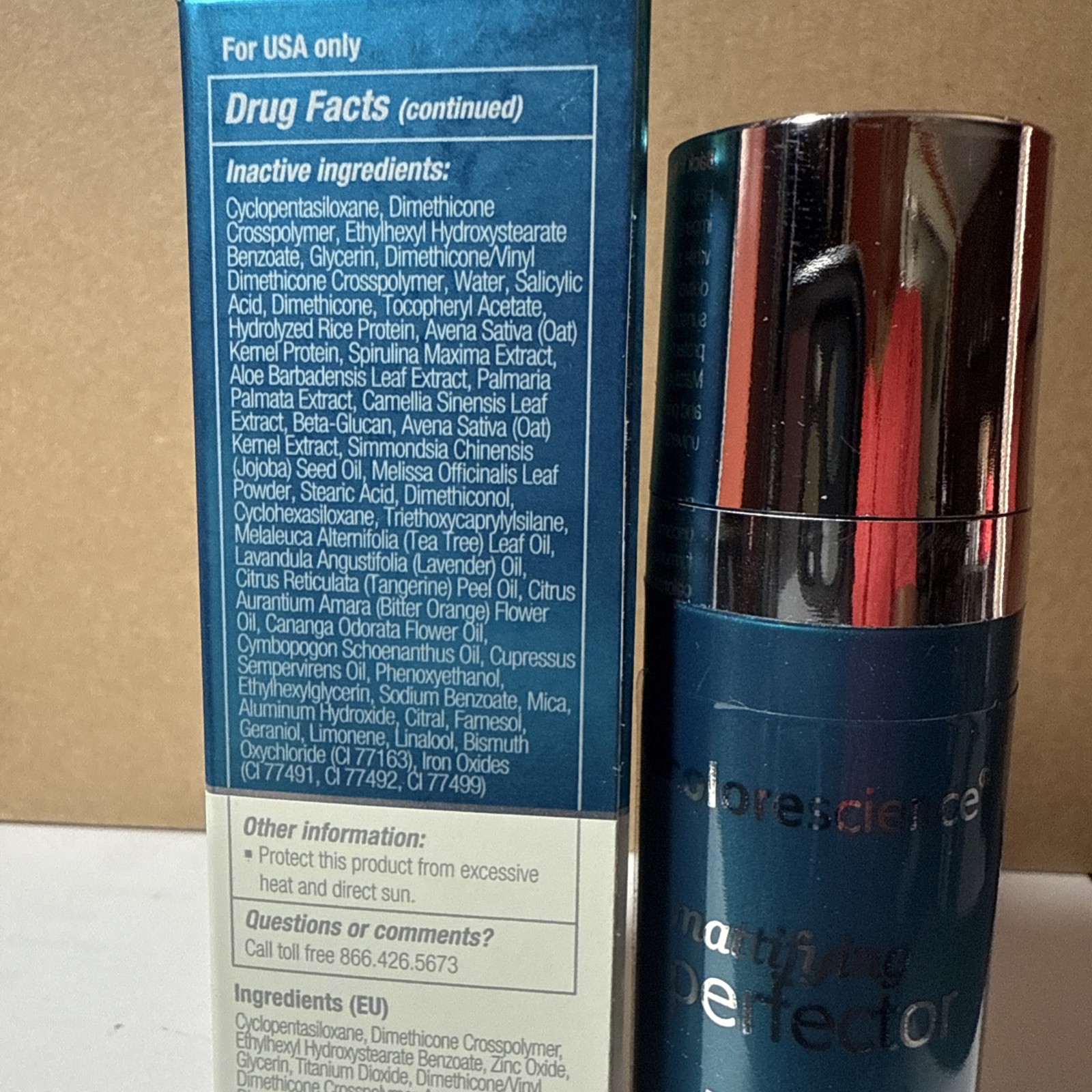 Colorescience Mattifying Perfector Face Primer, SPF20, 1 FL OZ NIB