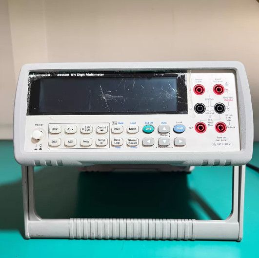 1pc used Keysight 34450A Desktop Five and a Half Power LED Dual Screen