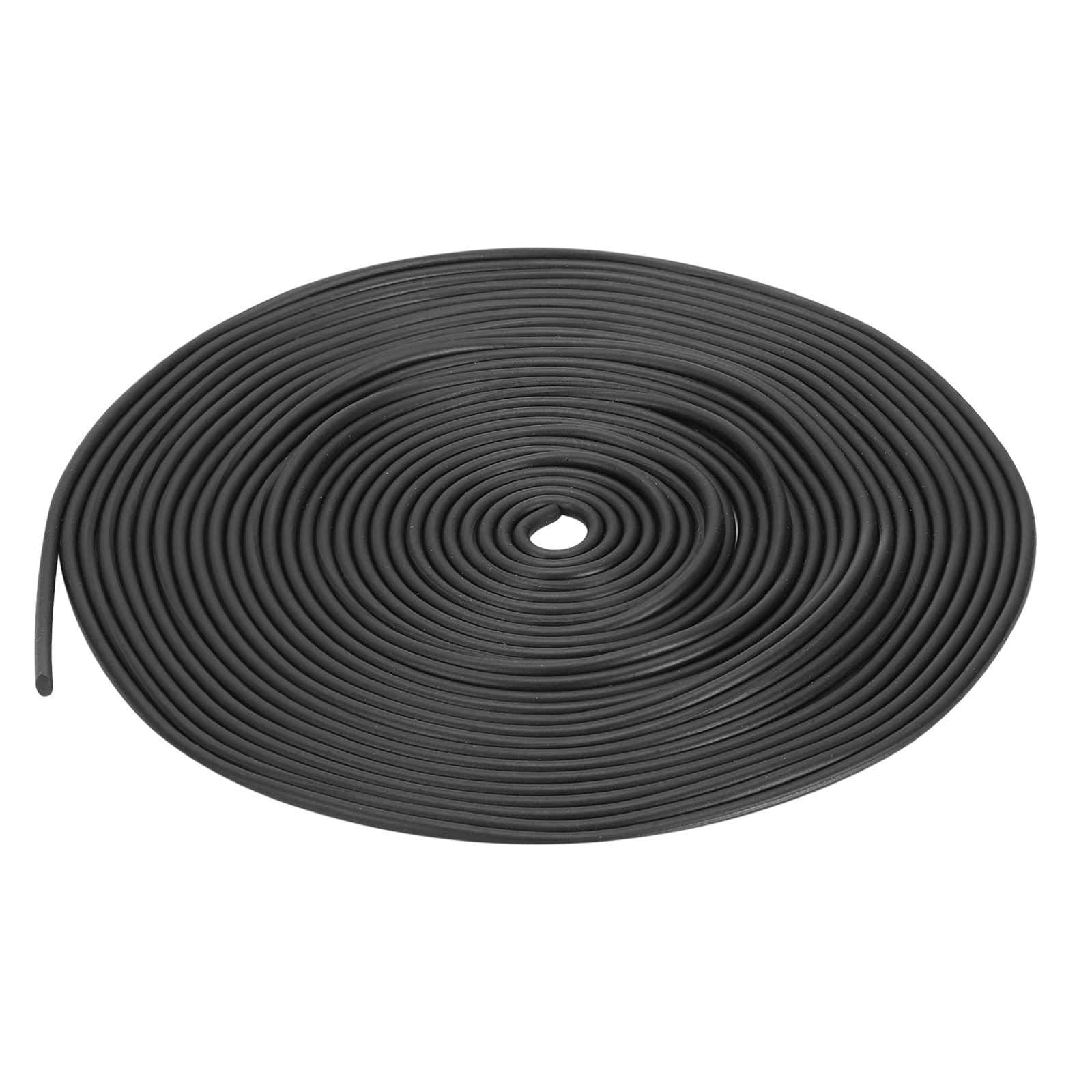 DTGN 3mm x 5metersDXL Nitrile Rubber Round Seal Strip  1Pack  Good for DIY Fu...