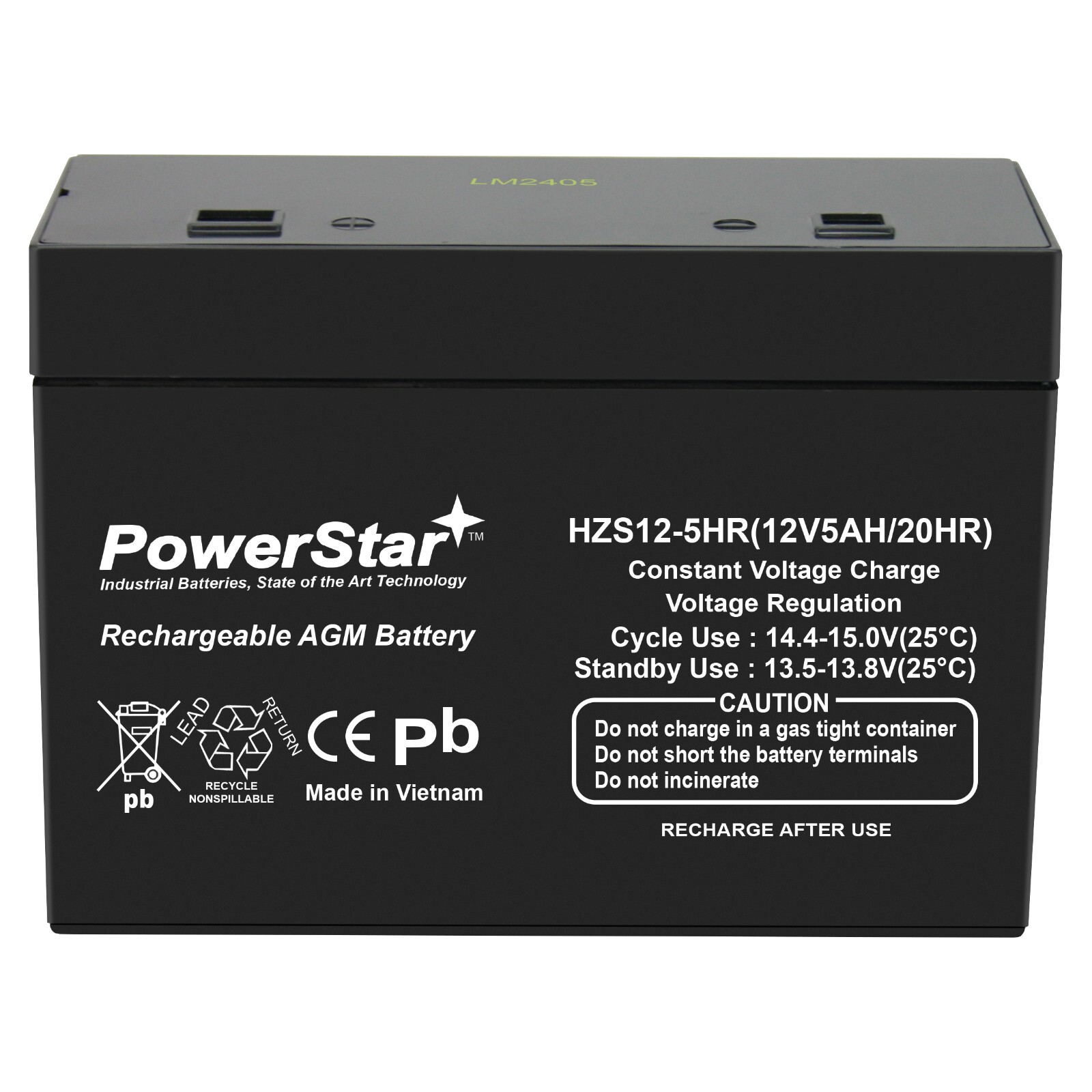 PowerStar Replacement Battery for APC BF500V