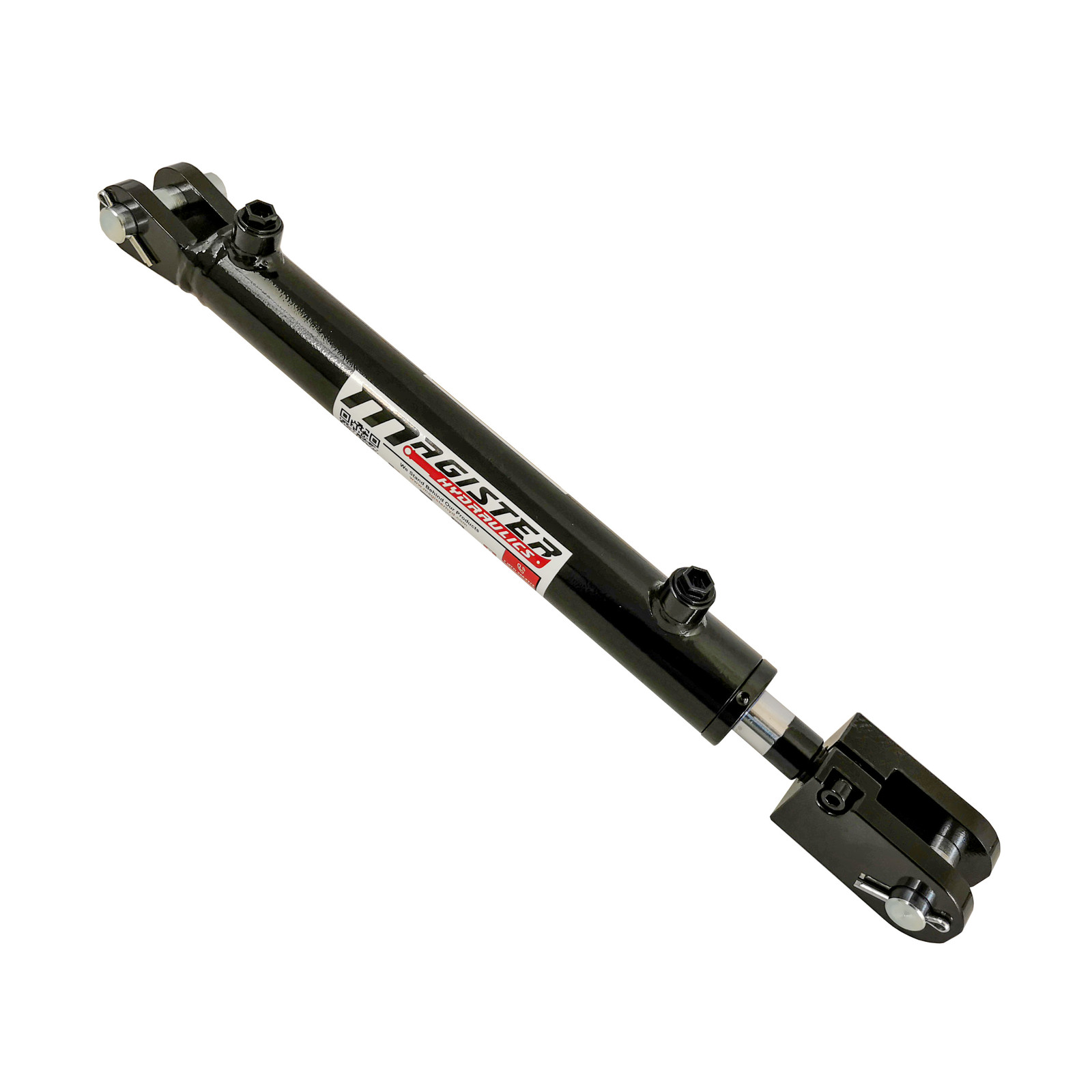 Hydraulic Cylinder Welded Double Acting 1.5" Bore 16" Stroke Clevis End 1.5x16