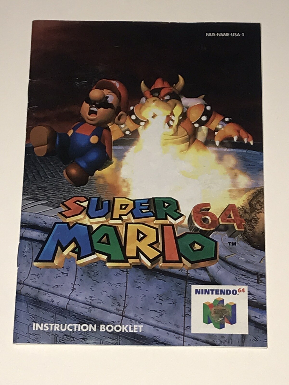 SUPER MARIO 64 NINTENDO 64 MANUAL ONLY INSTRUCTION BOOKLET 1996 NO VIDEO GAME