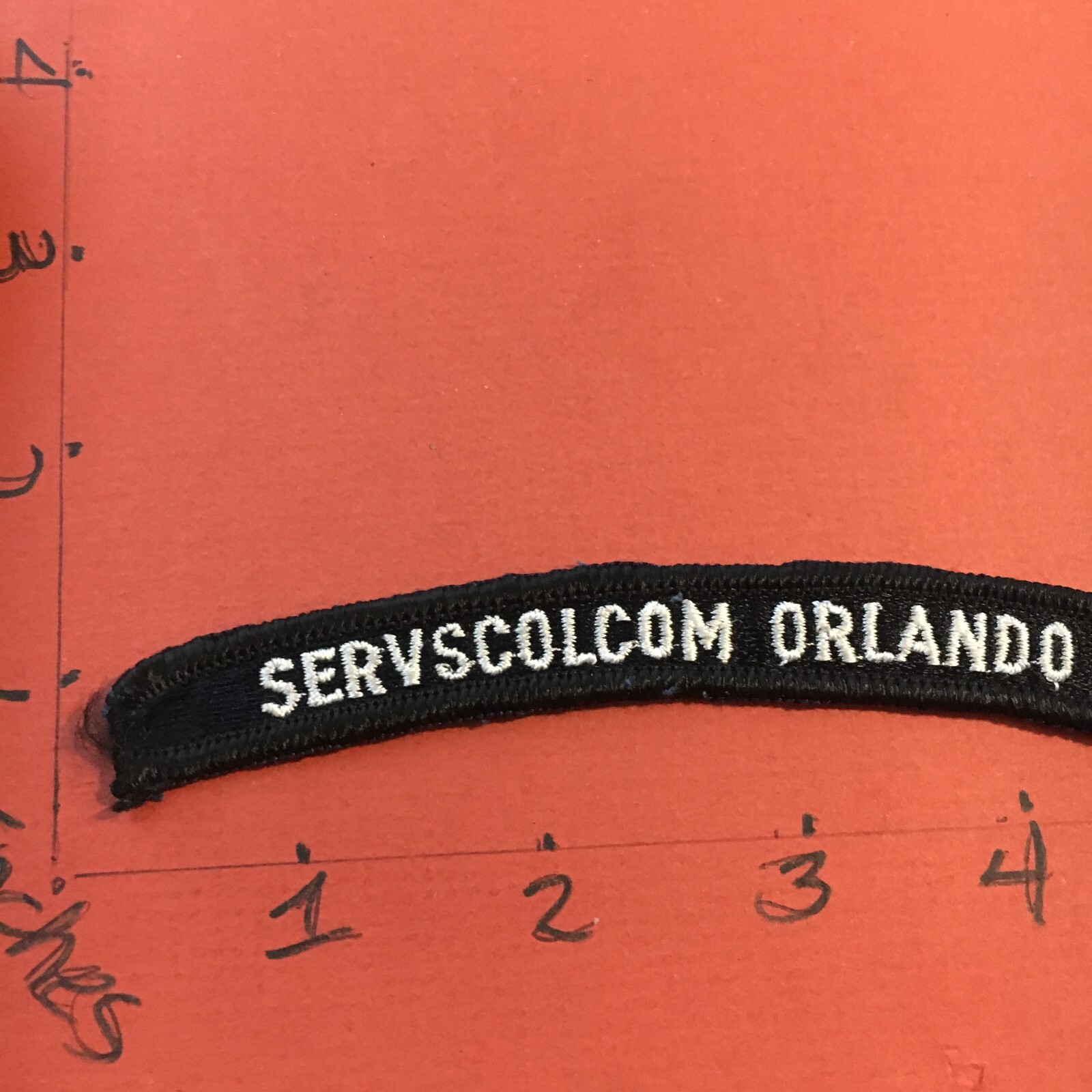US NAVY SHOULDER STRIP TAB rocker Patch 2/1/23 Servscolcom Orlando