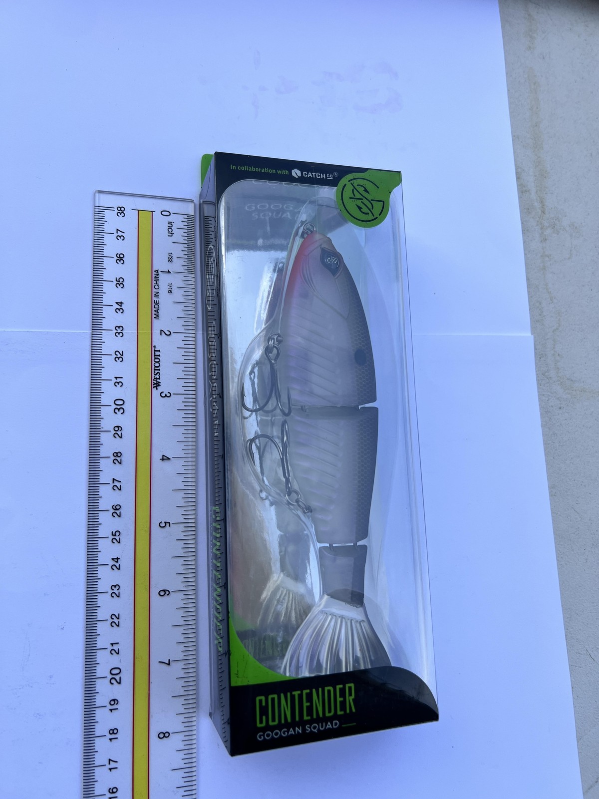 Googan Squad Contender 7" 1.75oz Choose Your Color Slow Sink Glide Swimbait NEW!