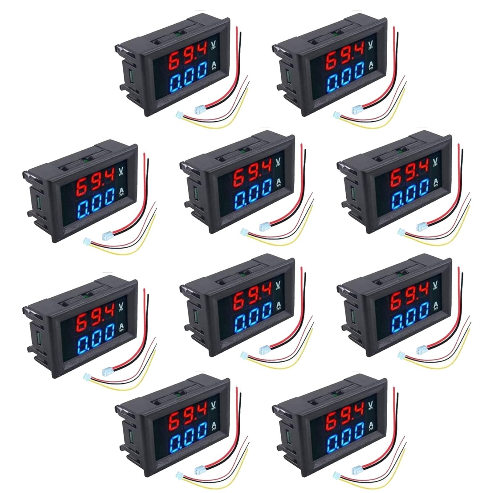 diymore Digital Volt Amp Meter 0.28" Waterproof DC 100V 10A