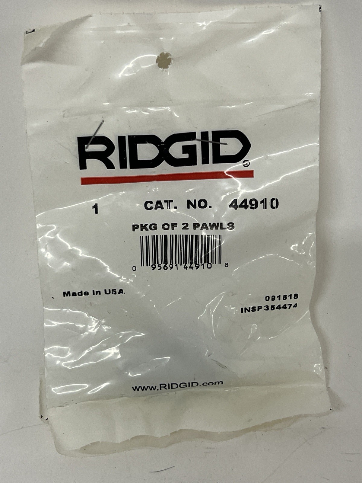 Ridgid 44910 Pawls Pack of 2 OEM Replacement Parts Made in USA