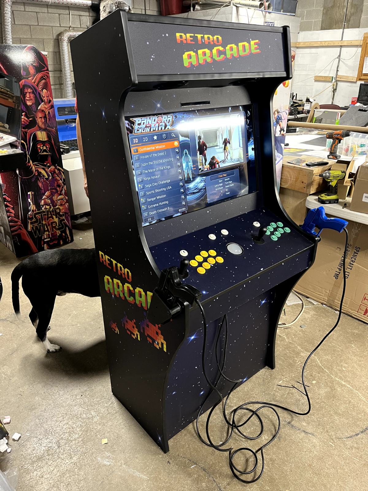 Full Size Ultimate Gaming Arcade with Dual Light Guns - 32 " Screen