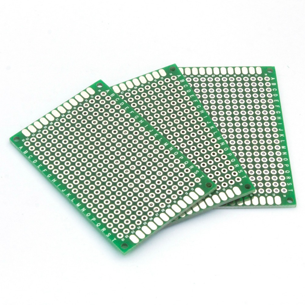3Pcs Double Side Prototype PCB Board 40*60 mm 4*6 cm 1.6mm for Arduino DIY