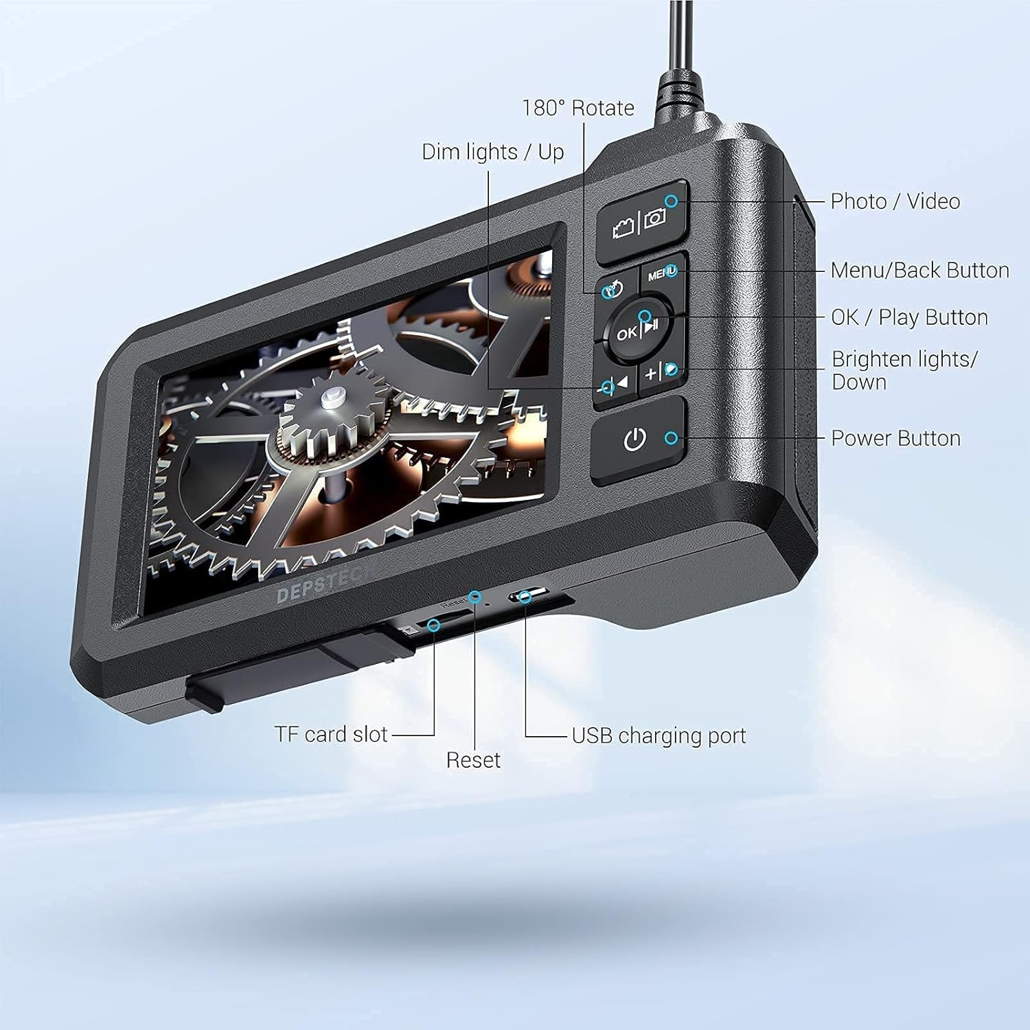 Industrial Endoscope, 7.9mm Inspection Camera