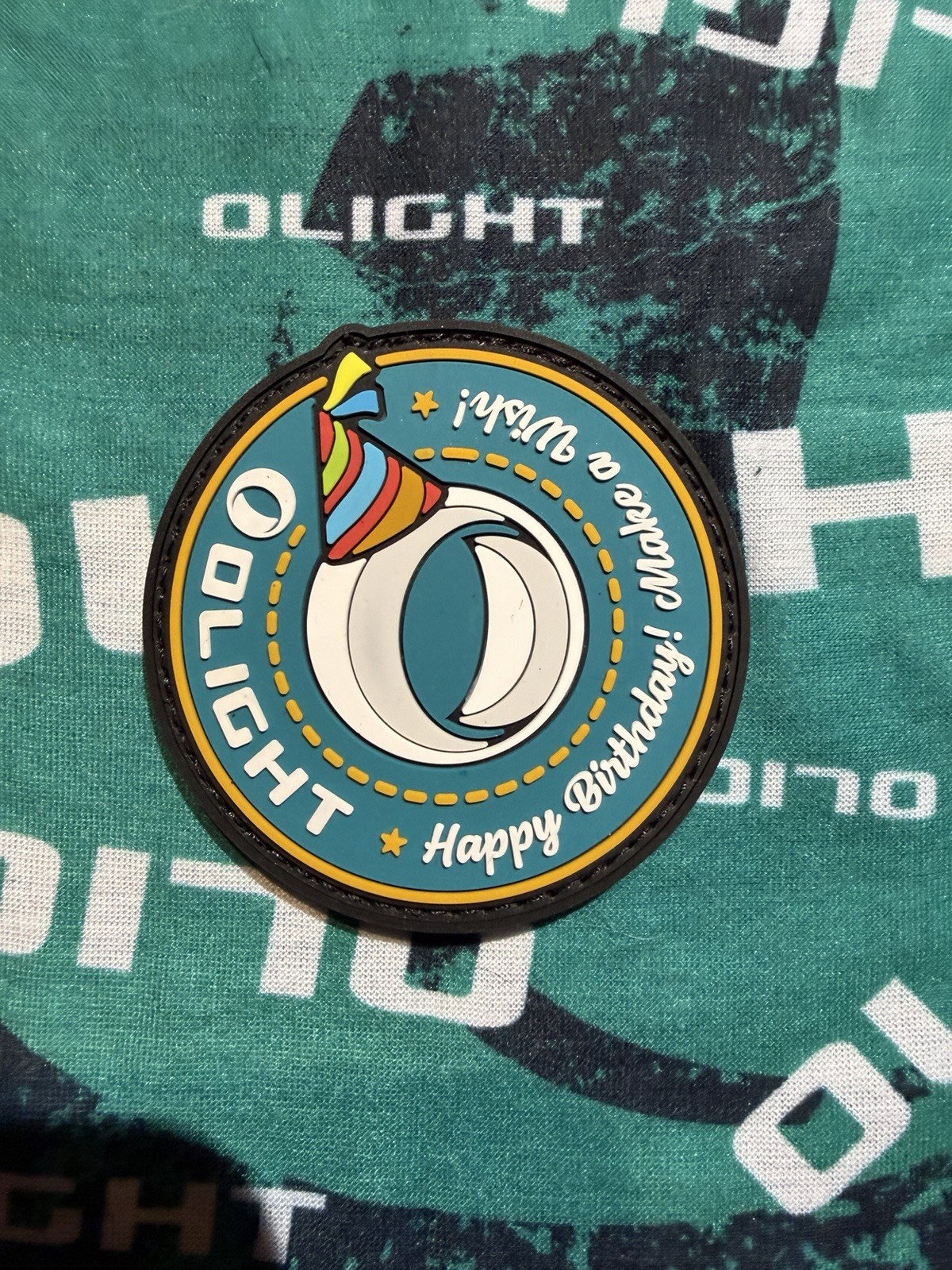 Olight Happy Birthday Patch Collectible Swag