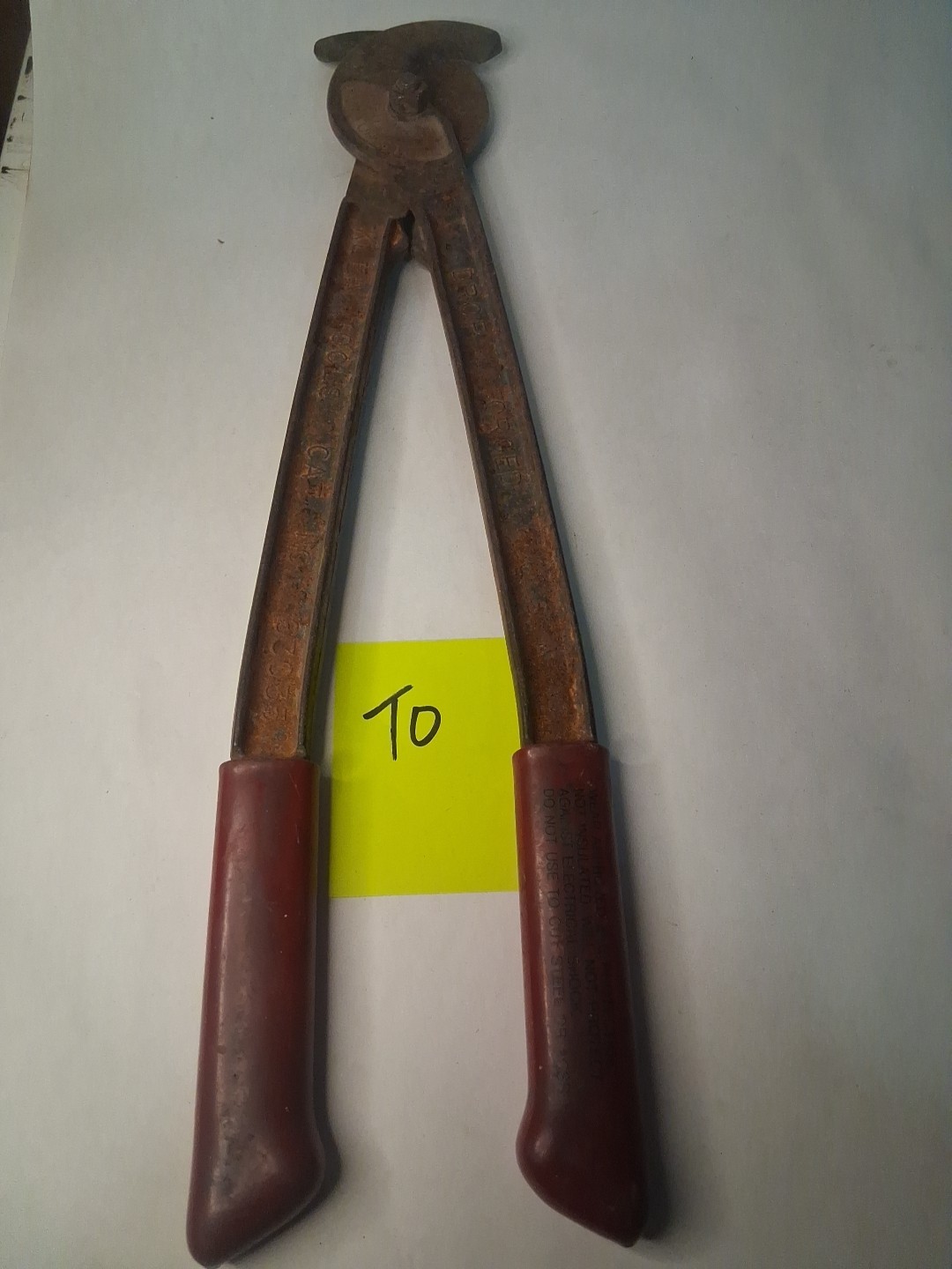 Klein Tools 63035 Utility Cable Cutter 350 MCM NOT FOR STEEL DROP FORGED