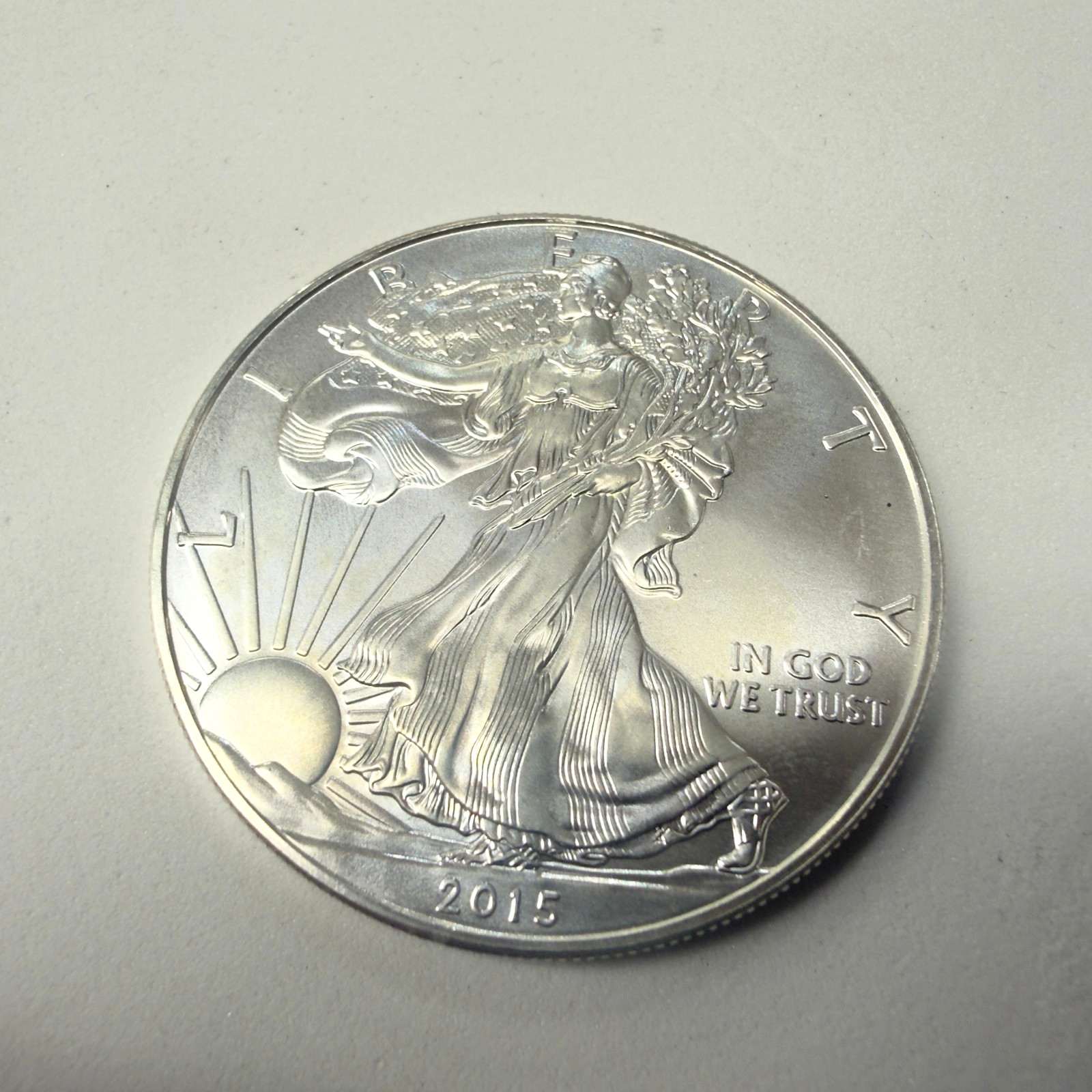 2015 American Silver Eagle Coin 1 oz $1 - BU
