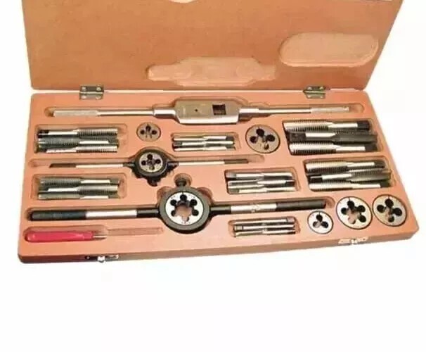 COMPLETE BOX TAPS SET & ROUND DIE 1/8 TO 1" BSP ZEALINDUSTRIES