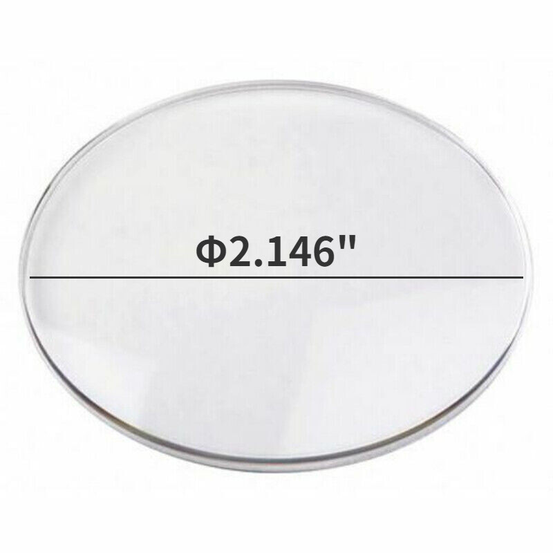 Transparent Curved Cover Lid 2.146" Diameter for Dial Indicator Thickness Gage